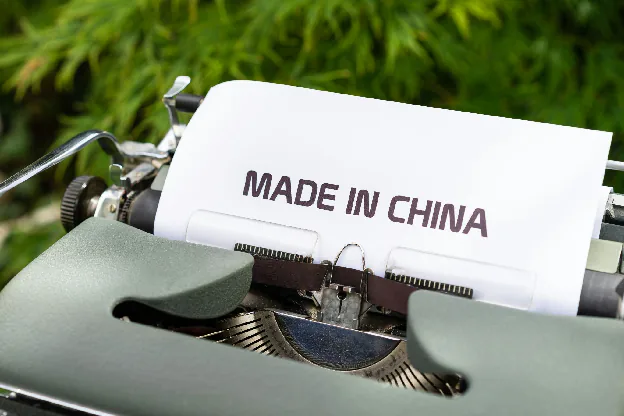 This label shows "made in China", but goods from China can also be labelled as "made in PRC" in some cases