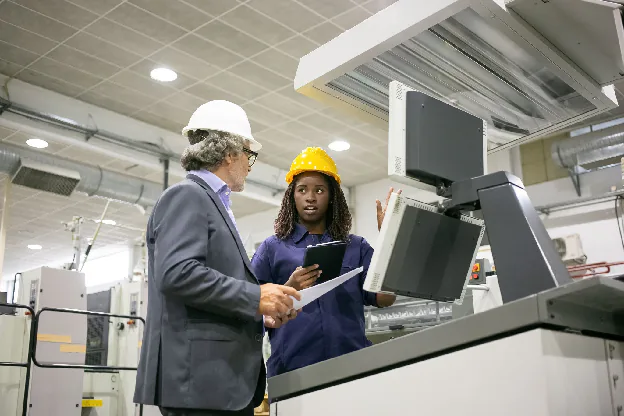 OEM supplier quality inspection on a manufacturing line