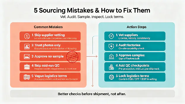 How to Source from China Without 5 Costly Mistakes?